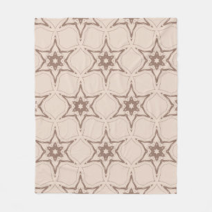 Manta Polar Patrón floral geométrico decorativo. Ventilación s