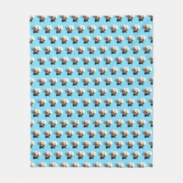Manta Polar Patrón fotográfico de perros Personalizados de cac
