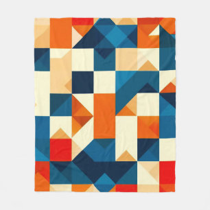 Manta Polar Patrón geométrico abstracto