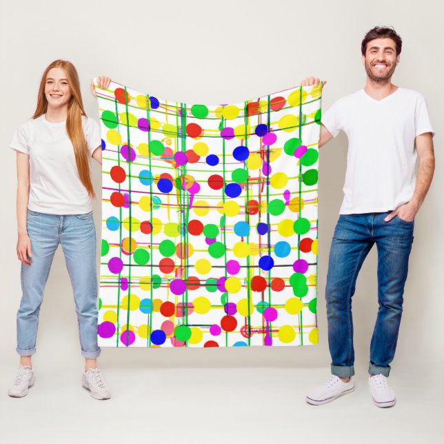 Manta Polar Patrón geométrico aleatorio (In situ)