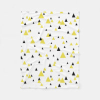 Patrón geométrico amarillo y negro personalizado