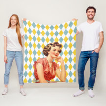 Patrón geométrico Boho con los chicos de los años 