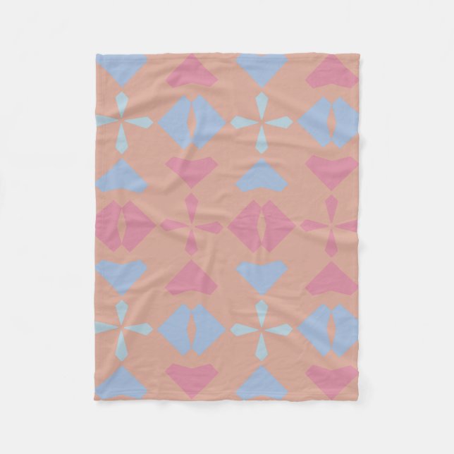 Manta Polar Patrón geométrico de los años 50 (Anverso)