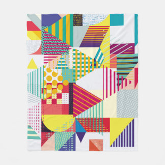 Manta Polar Patrón geométrico decorativo, abstracto y sin fisu