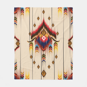 Manta Polar Patrón geométrico étnico abstracto, geométrico Ika