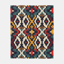 Manta Polar Patrón geométrico étnico tradicional