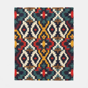 Manta Polar Patrón geométrico étnico tradicional