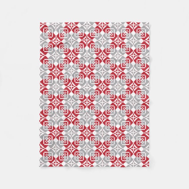 Manta Polar Patrón geométrico III del SUN matutino (Anverso)