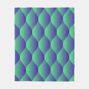 Manta Polar Patrón geométrico moderno con formas abstractas