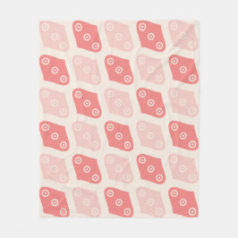 Manta Polar Patrón geométrico moderno del círculo ovalado de c