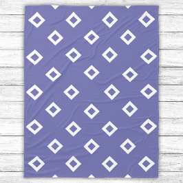 Manta Polar Patrón Geométrico Moderno Muy Peri