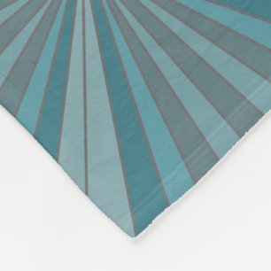 Manta Polar Patrón geométrico retro