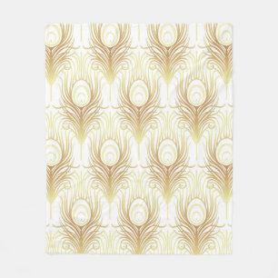 Manta Polar Patrón geométrico sin costuras de estilo Art Deco