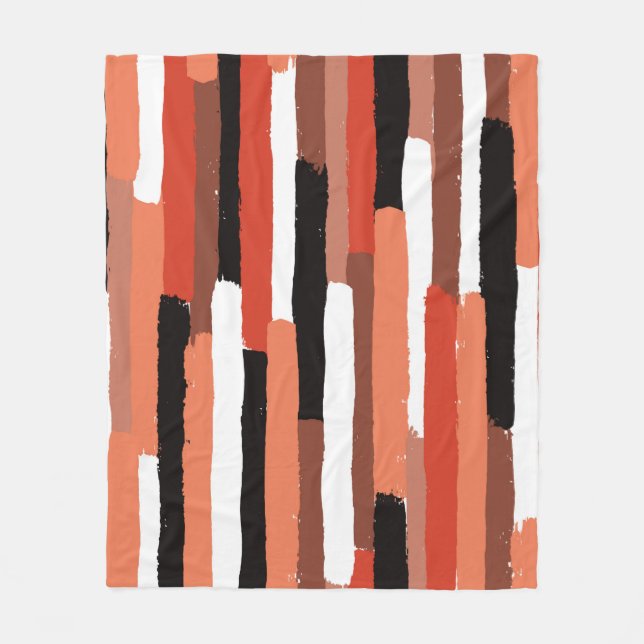 Manta Polar Patrón geométrico sin soldadura de pinceles de ung (Anverso)