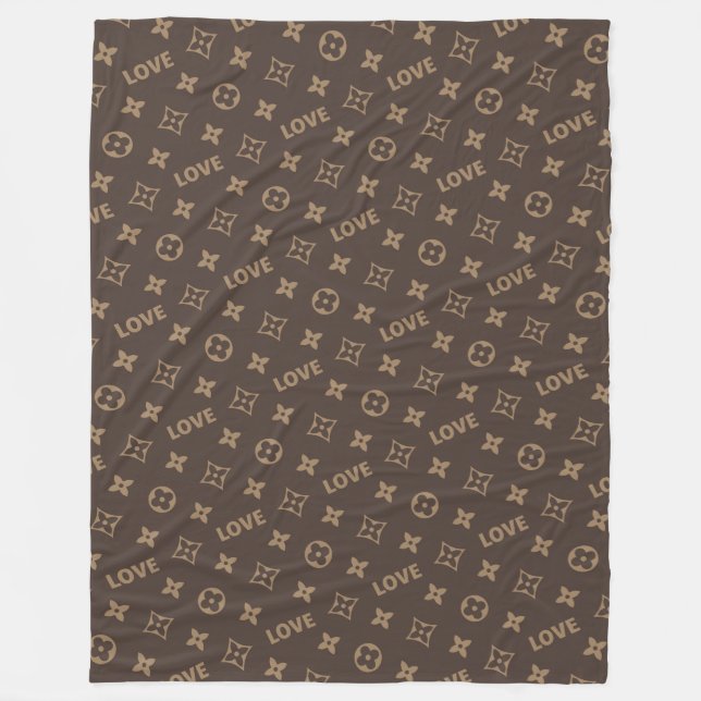 Manta Polar Patrón Louis Vuitton (Anverso)