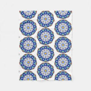 Manta Polar Patrón Mandala 01