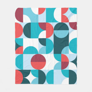 Manta Polar Patrón minimalista de los años 70 del Retro 60