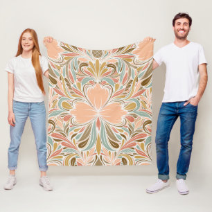 Manta Polar Patrón moderno bohemio Art Nouveau