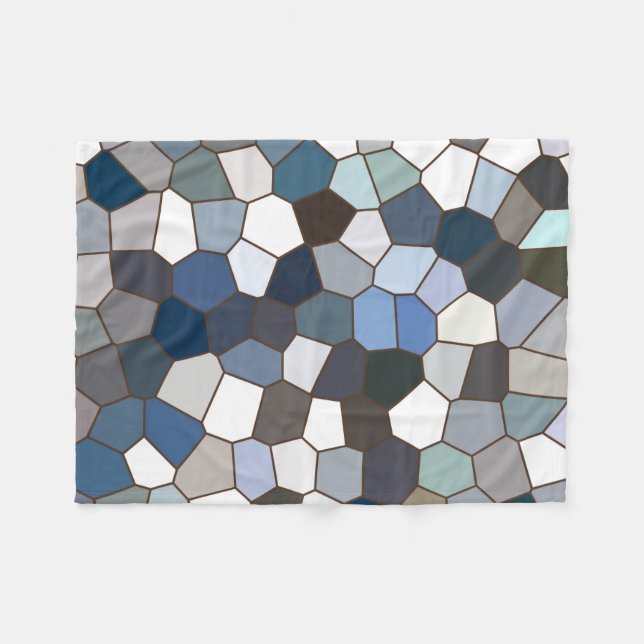 Manta Polar Patrón moderno de diseño de la Tierra (Frente (Horizontal))