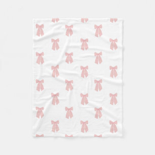 Manta Polar Patrón moderno de paro de pelo rosado