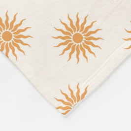 Manta Polar Patrón moderno retro de mediados del siglo