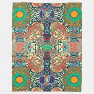 Manta Polar Patrón Mosaic Paisley I + tus ideas