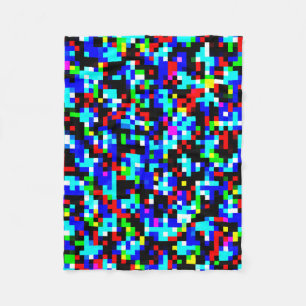 Manta Polar Patrón multicolor
