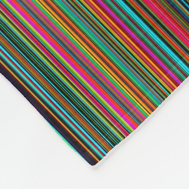 Manta Polar Patrón multicolor (Esquina)