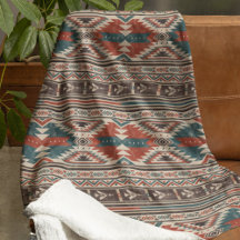 Patrón nativo de etnia indígena tribal estadounide