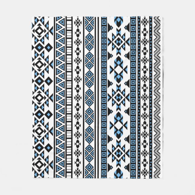 Manta Polar Patrón Navajo Geométrico del Triángulo Étnico (Anverso)