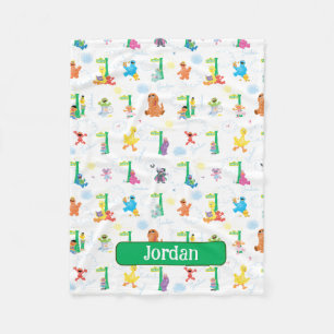 Manta Polar Patrón personalizado Sunny Day Sesame Street