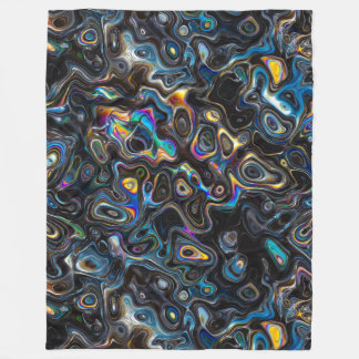 Manta Polar Patrón psicodélico abstracto