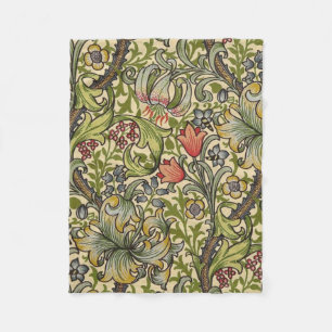 Manta Polar Patrón restaurado de William Morris Golden Lily
