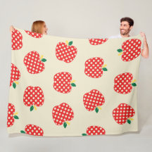 Patrón retro adorable de manzana