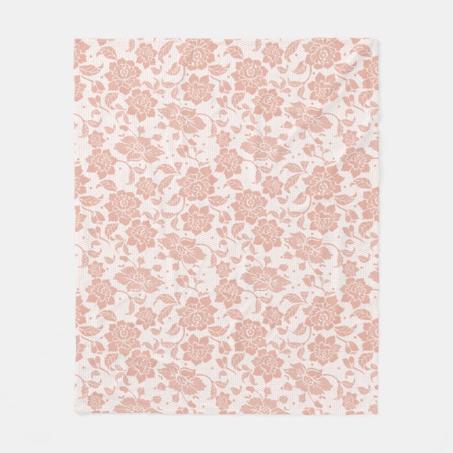 Manta Polar Patrón sin foco floral (Anverso)