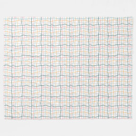 Manta Polar Patrón sin soldadura cruzando las líneas del doodl