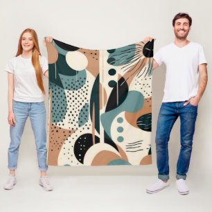 Manta Polar Patrón sin soldadura mínimo abstracto - Geométrico