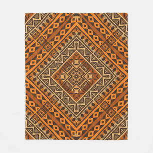 Manta Polar Patrón textil étnico tribal estilo africano