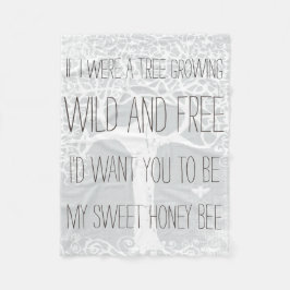 Manta Polar Patrón triangular de resumen gris libre y salvaje