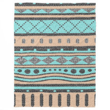 Patrón Tribal De Pambas Y Turquesa