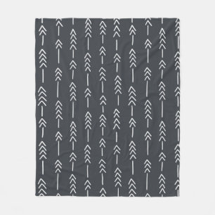 Manta Polar Patrón tribal geométrico dibujado a mano sin incon