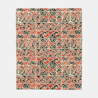 Manta Polar Patrón tribal maorí Kowhaiwhai Koru Nueva Zelanda
