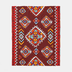 Manta Polar Patrón tribal tradicional de estilo étnico