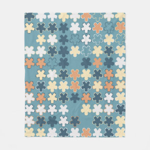 Manta Polar Patrón uniforme geométrico abstracto sin costuras 