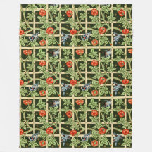 Patrón William Morris Trellis en verde