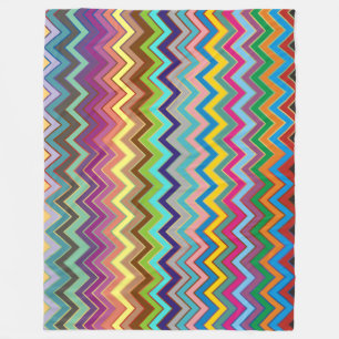 Manta Polar Patrón ZIGZAG - coloreado + tus ideas