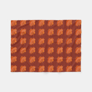 Manta Polar Patrones de fruta Regalos de Naranja de sangre