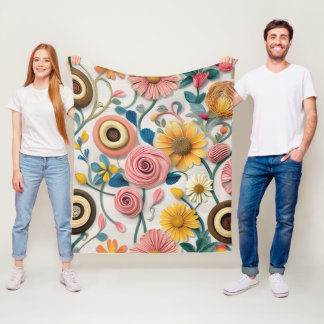 Manta Polar Patrones perfectos de la naturaleza: Sunflowe