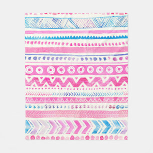 Manta Polar Patte ornamental de la etnia tribal de las aguas s