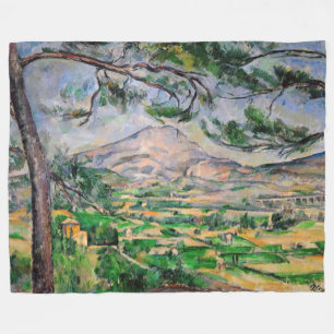 Manta Polar Paul Cezanne - Mont Sainte-Victoire y Pino Grande